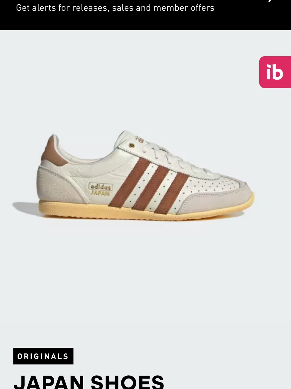 adidas Japan Shoes in Off-White and Brown